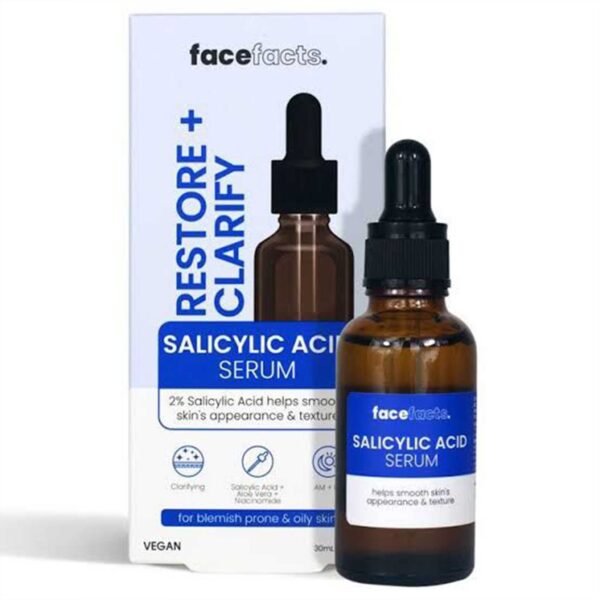 Facefacts Restore + Clarify Salicylic Acid Serum - 30ML